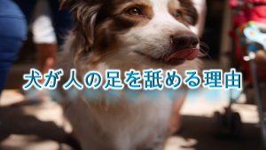 犬が人の足を舐める理由